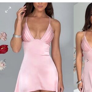 Babyboo fashion Clarise mini dress Blush XS
